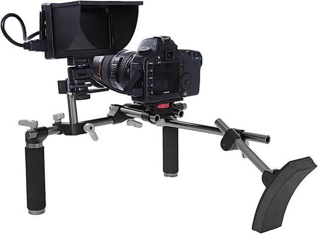 Alt view image 3 of 4 - Movo Photo PT6 Set of Two Aluminum 15mm Rods for DSLR Camera Rail System (6")