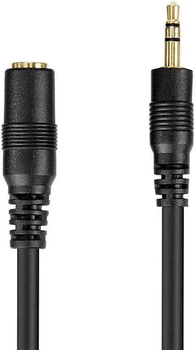 Alt view image 2 of 3 - Movo MC20 20-foot (6m) TRS Female 3.5mm to TRS Male 3.5mm Extension Cable for Camera/Video Microphones (fits Rode, Takstar, Audio-Technica, Canon, Nikon)