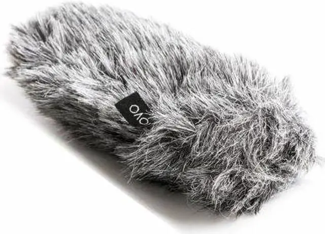 Alt view image 3 of 5 - Movo WS-G8 Furry Outdoor Microphone Windscreen Muff Custom Fit for Rode VideoMic Pro & VideoMic Pro R (Dark Gray)