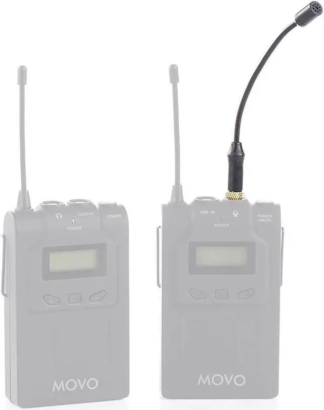 Alt view image 3 of 4 - Movo MV-M101 Gooseneck Omnidirectional Microphone for WMIC70, WMIC80, Saramonic UWMIC15, UWMIC9 & UWMIC10 Wireless Transmitters