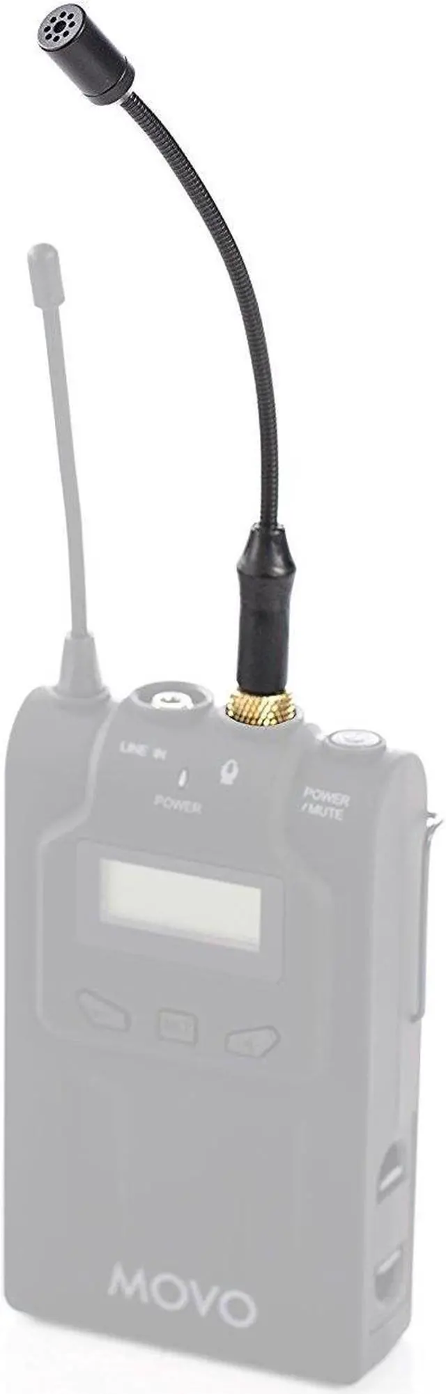 Alt view image 4 of 4 - Movo MV-M101 Gooseneck Omnidirectional Microphone for WMIC70, WMIC80, Saramonic UWMIC15, UWMIC9 & UWMIC10 Wireless Transmitters