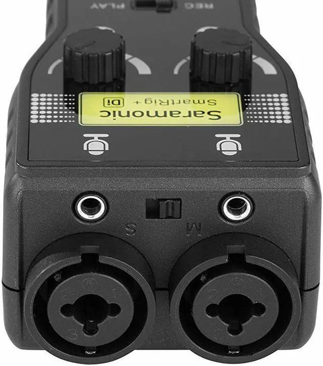 Alt view image 4 of 4 - Saramonic SmartRig+ Di 2-Channel XLR & 3.5mm Microphone Mixer + 6.3mm Guitar Audio Interface with Phantom Power & MFi Certified Lightning Connector for iPhone, iPad, iPod, iOS Smartphones and Tablets
