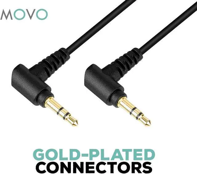 Alt view image 2 of 5 - Movo MC1 3.5mm Male Stereo TRS to 3.5mm Male Stereo TRS Output Connector Cable - Connects Audio Mixers/Microphones to Camera/Recorders (Coiled Patch Cable)