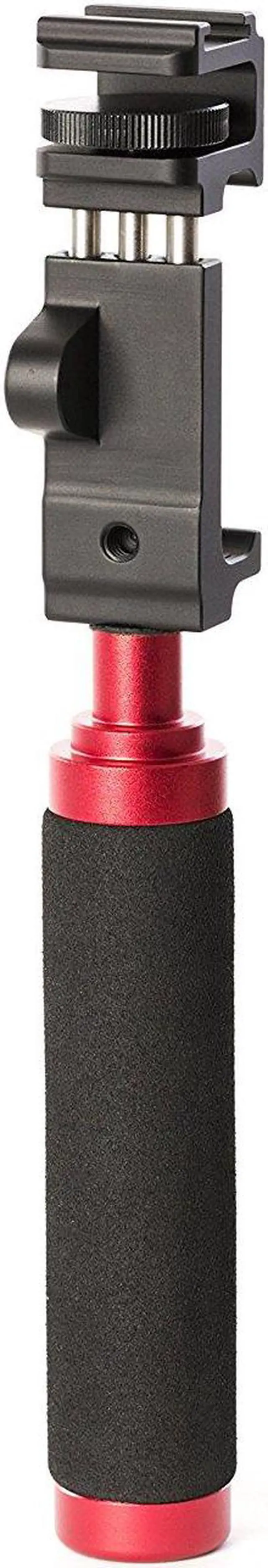 Alt view image 3 of 9 - Saramonic SR-BSP1 Aluminum Smartphone Tripod Mount with Stabilizing Handle & Mounting Shoe for Apple iPhone 4, 4S, 5, 5C, 5S, 6, 6S, Samsung Galaxy S3, S4, S5, S6, Note and other Android Smartphones