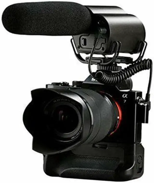 Alt view image 2 of 3 - Saramonic Vmic Recorder Video Microphone with LCD Screen (Black)