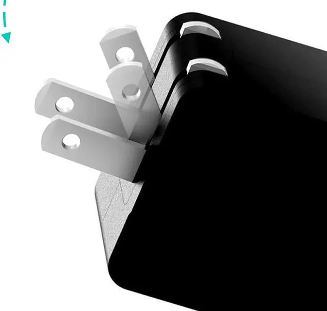 Alt view image 3 of 6 - 20W USB C Fast Charger for iPhone12 Mini/iPhone 12 Pro/iPhone 12 Pro Max, One-Port USB PD Wall Charger with Foldable Plug, Power Adapter Compatible with iPhone 11, iPhone 8, iPad Pro Switch (Black)