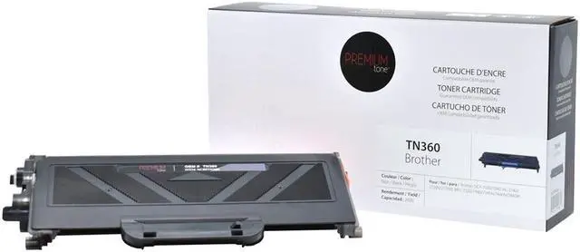 Alt view image 3 of 3 - Brother TN360 Compatible Premium Tone 2.6K