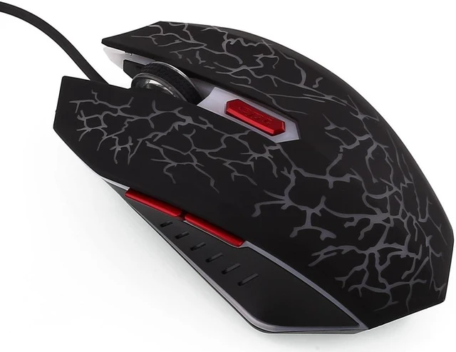 Alt view image 3 of 4 - Computer/Laptop High Precision Gaming Mouse ,game mouse 6 Buttons ,Wired LED Optical Gaming Game Mouse, Mice up to 2000 DPI 5 User Profiles (bound to specific games)+5 Color Change Mice MouseMice Mous