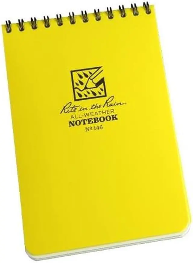 Alt view image 2 of 6 - RITE IN THE RAIN 146 All Weather Pocket Notebook,Grid, 20 lb.