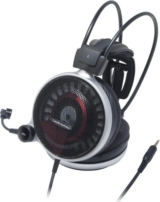 Alt view image 3 of 5 - Audio-Technica ATH-ADG1 3.5mm Connector Circumaural High-Fidelity Gaming Headset