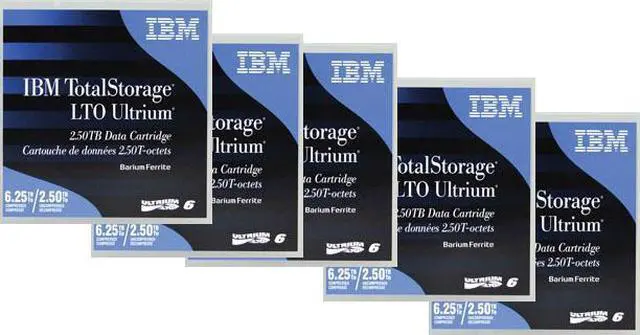 Main image of IBM Ultrium 6 Data Cartridge (5-Pack)
