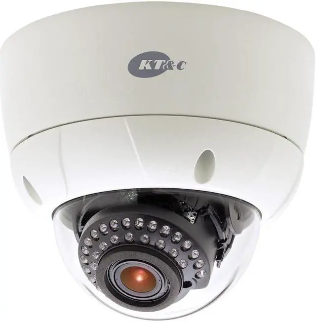 Alt view image 5 of 5 - KTnC KPC-VNE101NUV18 Vandal Dome IR Camera 700 TVL 2.8~12mm Lens DUAL voltage