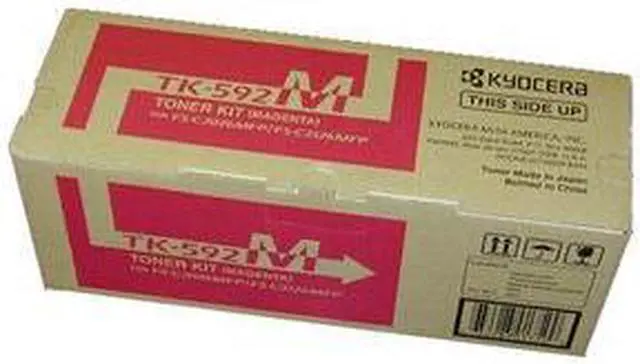 Alt view image 2 of 20 - Kyocera Copystar TK592M Laser Toner Cartridge Magenta