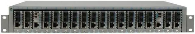 Alt view image 2 of 6 - Omnitron miConverter 18-Module AC Powered Chassis