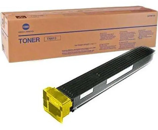 Alt view image 2 of 11 - Konica Minolta TN-613Y Toner Cartridge - Yellow - OEM