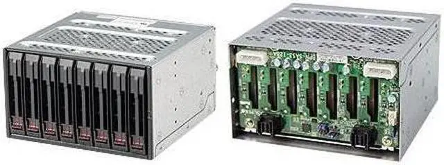 Alt view image 2 of 6 - SuperMicro CSE-M28SACB-OEM Black Mobile Rack