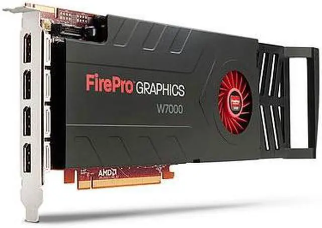 Alt view image 2 of 2 - HP FirePro W7000 C2K00AA 4GB GDDR5 PCI Express 3.0 x16 Plug-in Card Workstation Video Card