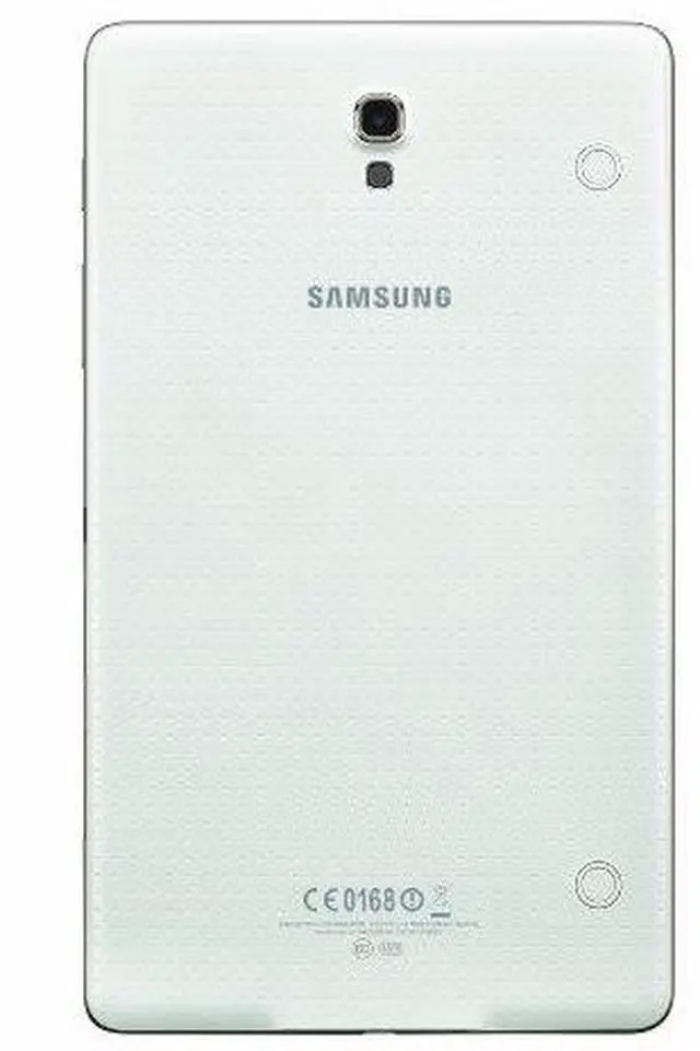 Alt view image 3 of 10 - Samsung Galaxy Tab S SM-T700 Tablet - 8.4" - 3 GB - Samsung Exynos Quad-core (4 Core) 1.90 GHz - 16 GB - Android 4.4 KitKat - 2560 x 1600 - Dazzling White - 16:10 Aspect Ratio - Wireless LAN - ...