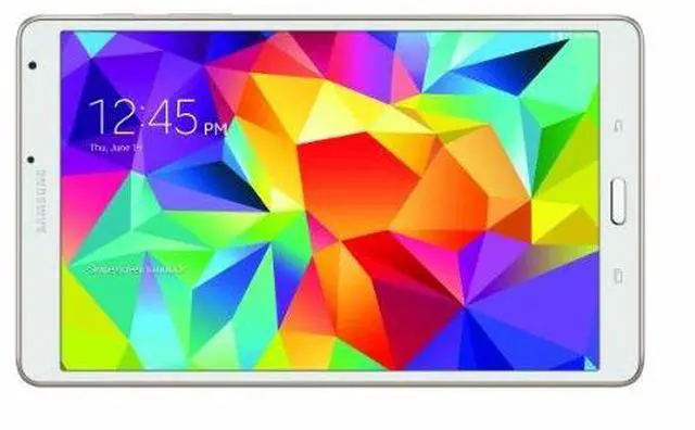 Alt view image 4 of 10 - Samsung Galaxy Tab S SM-T700 Tablet - 8.4" - 3 GB - Samsung Exynos Quad-core (4 Core) 1.90 GHz - 16 GB - Android 4.4 KitKat - 2560 x 1600 - Dazzling White - 16:10 Aspect Ratio - Wireless LAN - ...