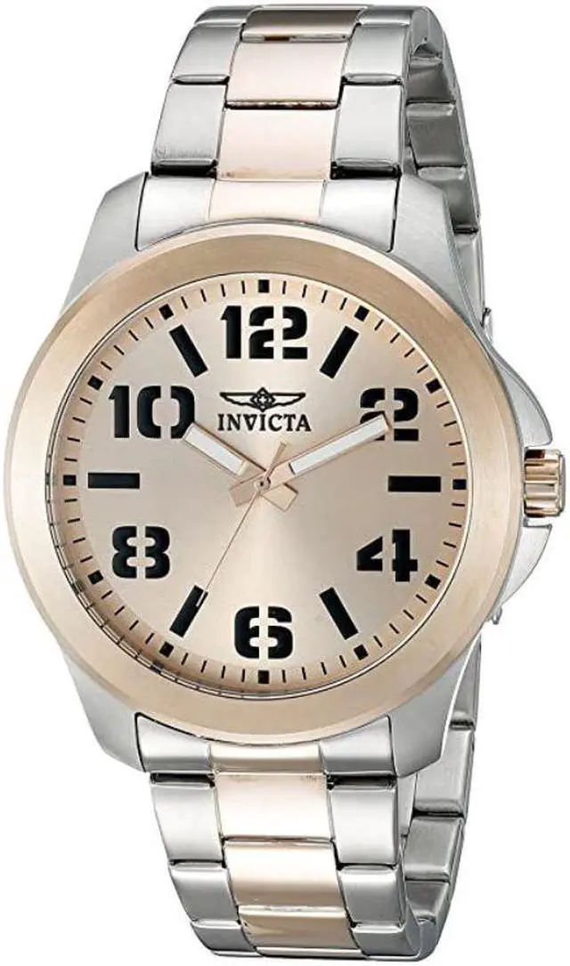 Alt view image 8 of 8 - Invicta 21442Syb Men's Specialty Two-Tone Stainless Steel Rose-Tone Dial Watch