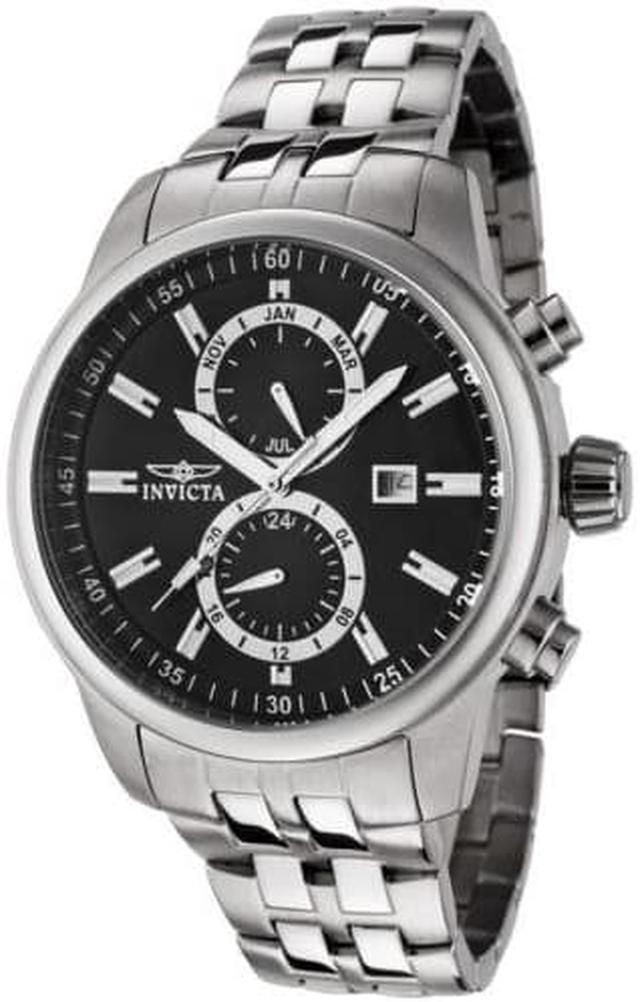 Alt view image 6 of 13 - Invicta  Specialty 0250  Stainless Steel Chronograph  Watch