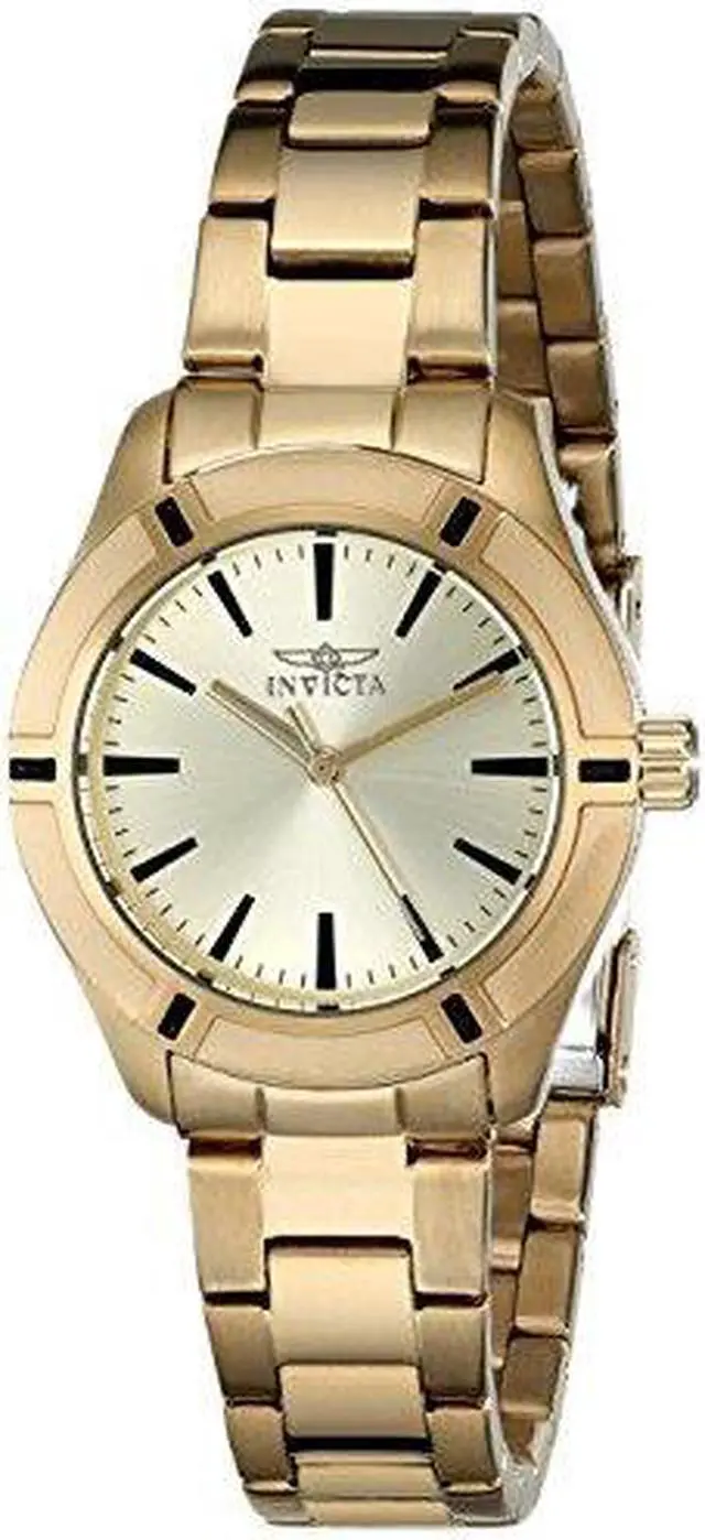 Alt view image 9 of 11 - Women's Pro Diver 18K Gold Plated Steel and Dial