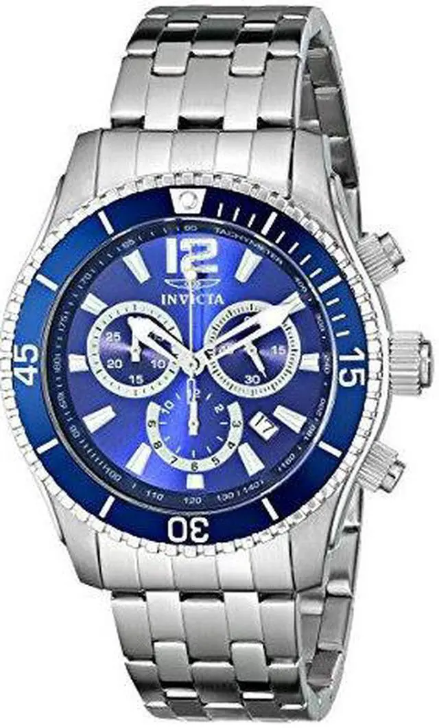 Alt view image 5 of 15 - Invicta  Specialty 0620  Stainless Steel Chronograph  Watch