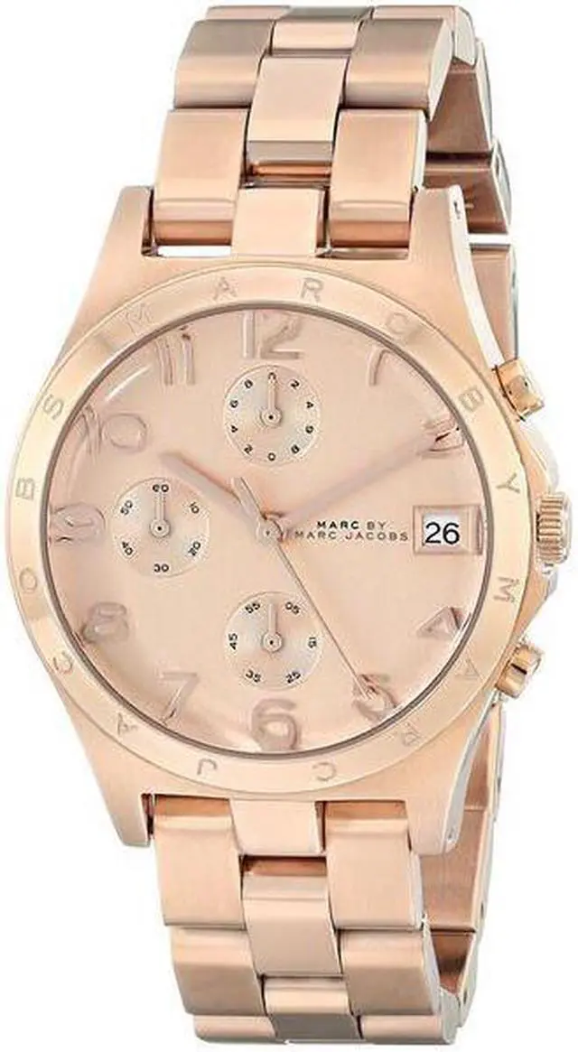 Alt view image 8 of 13 - Marc by Marc Jacobs MBM3074 Henry Classic Rose Gold-Tone Women's Watch