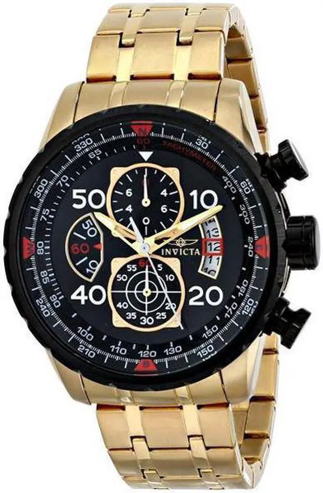 Alt view image 7 of 15 - Invicta  Aviator 17206  Stainless Steel Chronograph  Watch