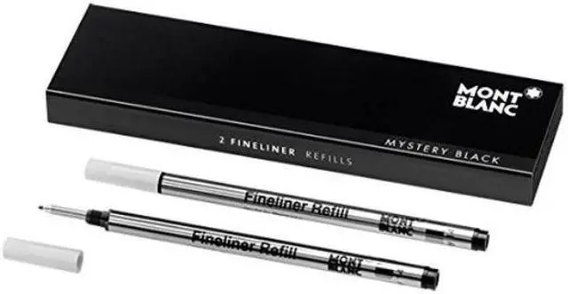 Main image of montblanc refill Legrand 2 X 1 Pacific Blue Mystery black 114834 Fineliner B Broad for pen (Mystery Black)