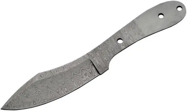 Main image of BLADE BLANK | Knifemaker's Damascus Steel 10.5" Overall Full Tang Hunter Skinner