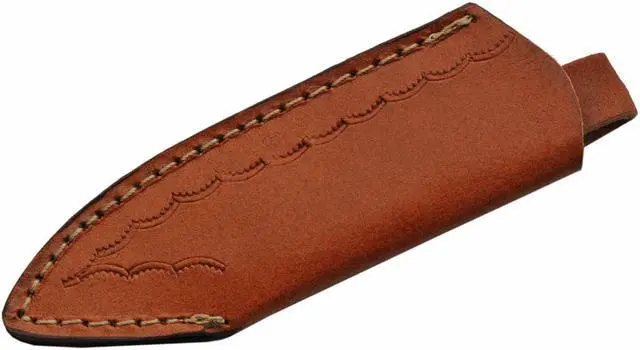Alt view image 3 of 4 - Hunting Knife | Full Tang Bone Handle Skinner Blade 7" Overall + Leather Sheath
