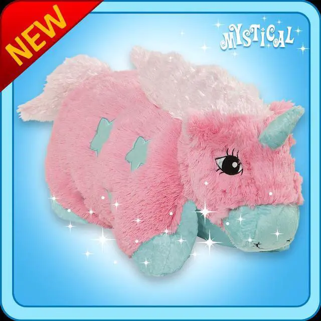 Main image of Authentic Pillow Pets Mystical Unicorn Large 18" Plush Toy Gift