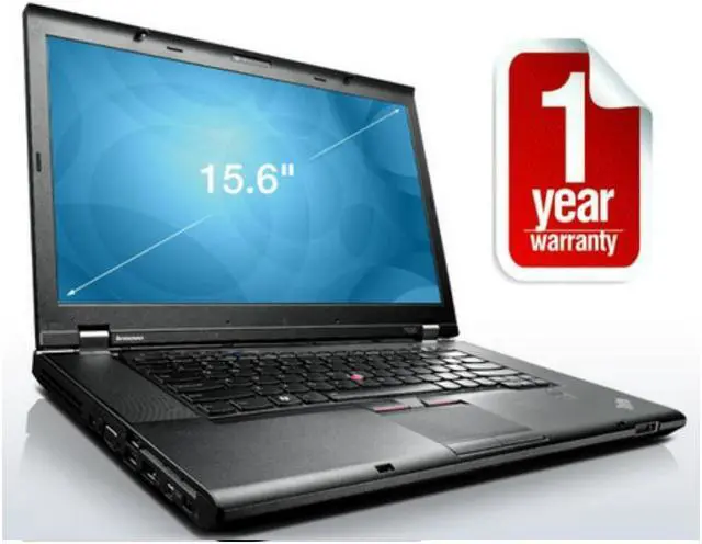 Alt view image 2 of 5 - Lenovo Thinkpad T530 - i7 (2.9GHz to 3.5GHz Turbo) - 8GB Memory -256gb SSD - 15.6" HD LCD  - Windows 10 Pro 64 - Webcam
