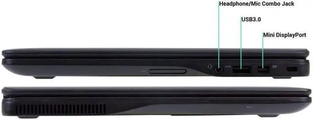 Alt view image 5 of 5 - DELL Latitude E7250 Intel Core i5-5300U 2.3GHz 12.5" HD SCREEN 1366x768 8GB DDR3 RAM, 256GB SSD, Win-10 Pro x64, WEBCAM, BLUETOOTH, BACKLIT KEYBOARD