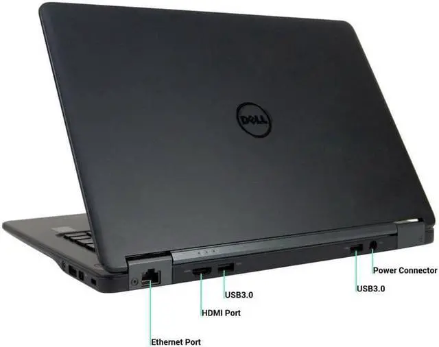 Alt view image 4 of 5 - DELL Latitude E7250 Intel Core i5-5300U 2.3GHz 12.5" HD SCREEN 1366x768 8GB DDR3 RAM, 256GB SSD, Win-10 Pro x64, WEBCAM, BLUETOOTH, BACKLIT KEYBOARD