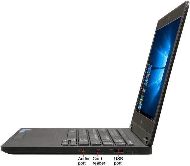Alt view image 2 of 10 - DELL Laptop Latitude E7270 Intel Core i5 6th Gen 6300U (2.40 GHz) 16GB Memory 256 GB SSD 12.5" HD Screen  Windows 10 Pro 64-bit