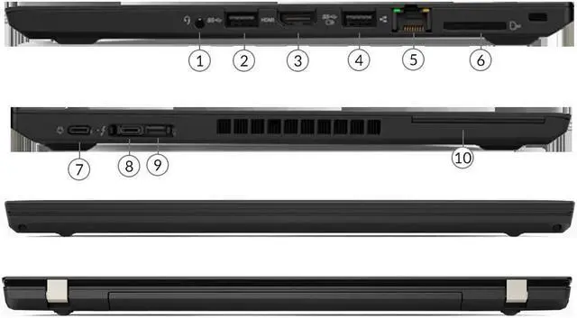 Alt view image 2 of 5 - Lenovo ThinkPad T480 i5-8250u 1.6GHz 8gb 256gb m.2 ssd 14" FHD Screen 1920x1080 Backlit Keyboard Windows 10 Pro Grade B