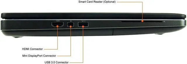 Alt view image 3 of 6 - Dell Precision 7510 15.6" FHD i7-6820HQ 2.7GHz Quad Core 16GB 256gb SSD NVIDIA M1000 Graphics Webcam 15.6" FHD Screen 1920x1080 Windows 10 Pro - Great Workstation for Gaming