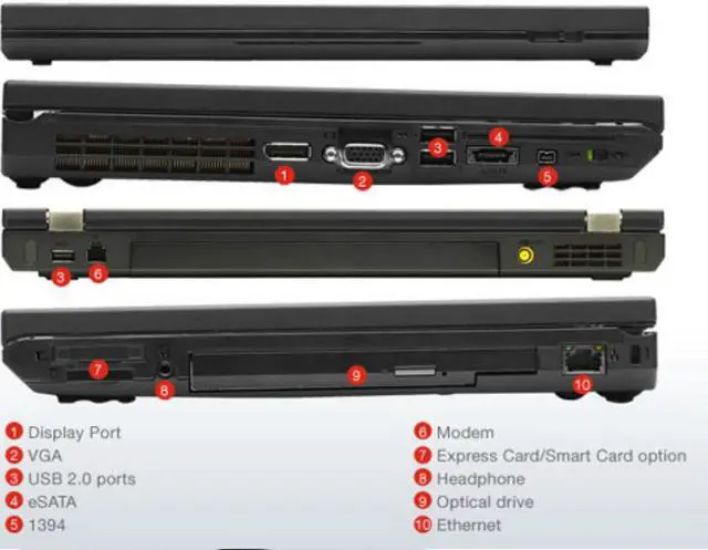 Alt view image 2 of 3 - Lenovo Thinkpad T530 - i5-3320M 2.6GHz - 4GB Memory - 320 HD - 15.6" HD - Windows 10 Pro 64 - 1 YEAR WARRNTY