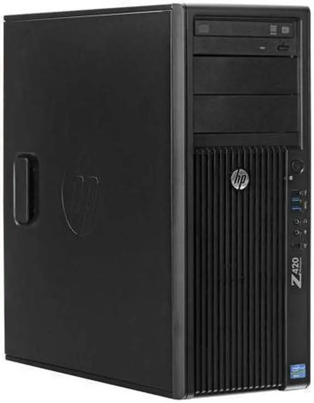 Alt view image 2 of 2 - HP Z420 Workstation - Intel Xeon Six Core Second Gen E5-1650v2 3.5GHz - 32GB of RAM - 3TB Hard Drive - DVDRW - Quadro K4000 Video Card - Windows 10 Pro