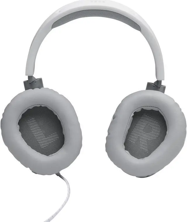 Alt view image 5 of 19 - JBL QUANTUM 100 Circumaural Gaming Headset, White
