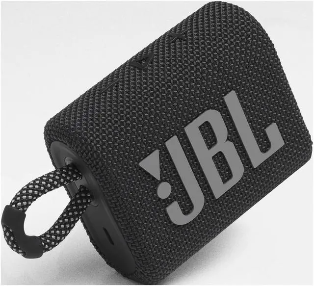 Alt view image 14 of 20 - JBL GO 3 Portable Bluetooth Waterproof Speaker (Black)