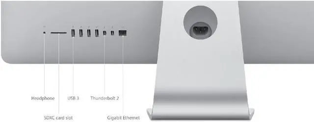 Alt view image 4 of 4 - Apple iMac A1418 MK442LL/A (Late 2015) 21.5-Inch Core i5 Quad-core 2.8GHz, 16GB RAM, 1TB HDD, Intel Iris Pro Graphics 6200, MacOS Mojave v10.14