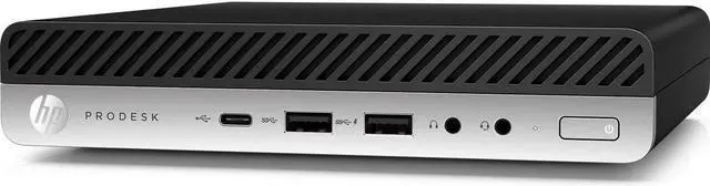 Alt view image 2 of 4 - HP Grade A ProDesk 600 G4 Mini Desktop PC - 8th gen Intel i5-8500T Hexa-Core (6 cores) Processor (upto 3.50GHz), 16GB DDR4 Memory, 512GB M.2 SSD, Windows 10 Professional, Keyboard & Mouse