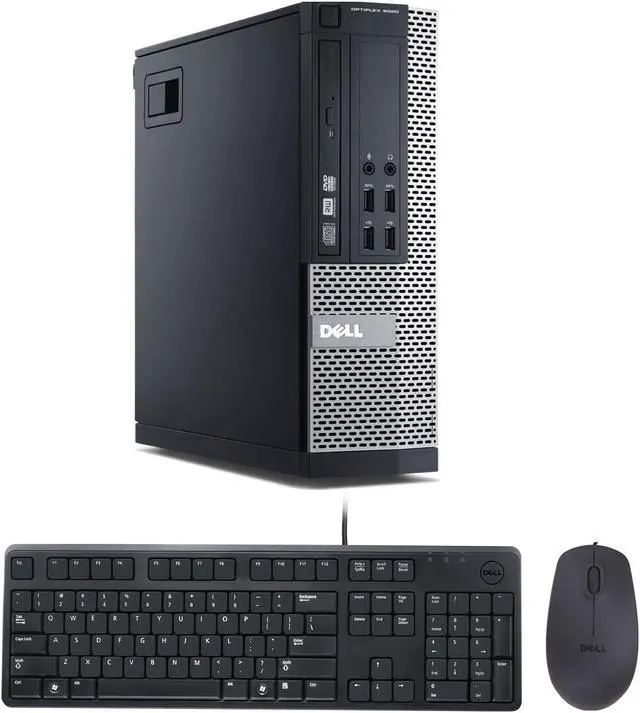 Main image of DELL Grade A OptiPlex 9020 SFF Desktop Computer Intel Core i5 4th Gen 4590 (3.30 GHz) 16 GB DDR3 256 GB SSD DVDRW Windows 10 Pro 64-bit Keyboard & Mouse included