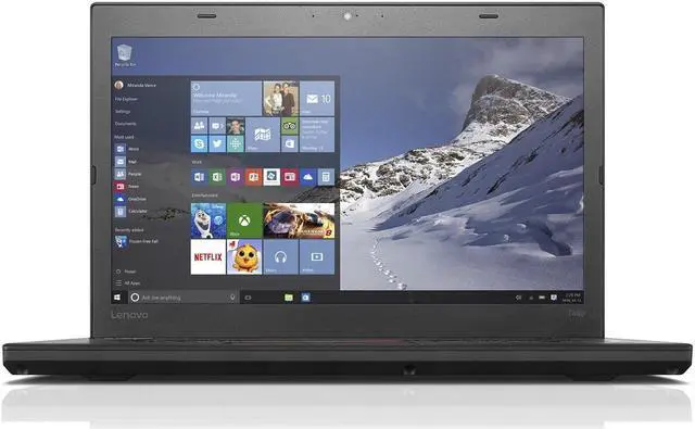 Alt view image 2 of 6 - Lenovo ThinkPad T460 14" HD Laptop - Intel Core i5-6200u (Upto 2.80GHz), 8GB DDR4, 256GB SSD, WebCam, 802.11 a/c + BT 4.1, HDMI, Windows 10 Pro 64-Bit