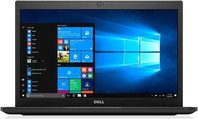 Main image of Dell Grade A Latitude 7480 14" FHD (1920x1080) Business Laptop - Intel Core I7-6600U (upto 3.40GHz), 16GB DDR4, 256GB M.2 SSD, Webcam, Wireless 802.11 AC 2x2 + BT 4.2, Windows 10 Professional
