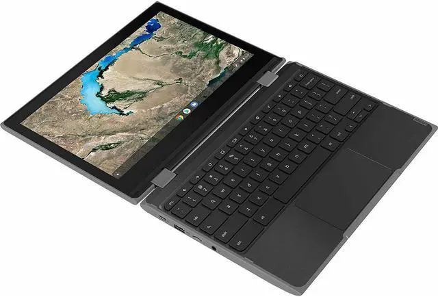 Alt view image 3 of 7 - Lenovo 300e 11.6" 2-in-1 TouchScreen Chromebook - MediaTek MT8173c Quad-Core 2.10GHz - 4GB RAM - 32GB SSD - WebCam - WiFi+BT - Chrome OS