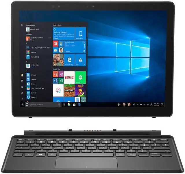 Alt view image 3 of 9 - DELL Latitude 5290 2-in-1 Detachable Laptop - 12.3" Touch 3:2 WUXGA+ (1920x1280), 8th Gen Intel Core i5-8350U (Quad Core, upto 3.60GHz), 8GB RAM, 256GB M.2 SSD, AC Wireless+BT 4.1, Win 10 Pro x64